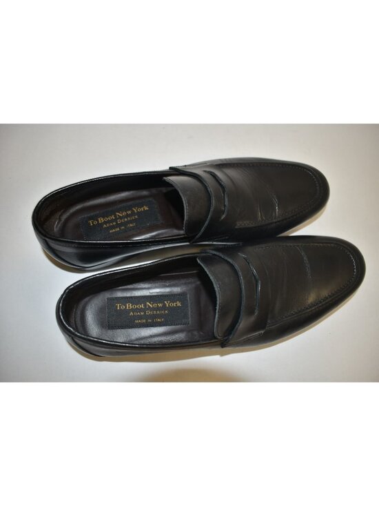 New! To Boot New York Portofino Penny Loafer Black Leather Size 8 MSRP $395 main image 10